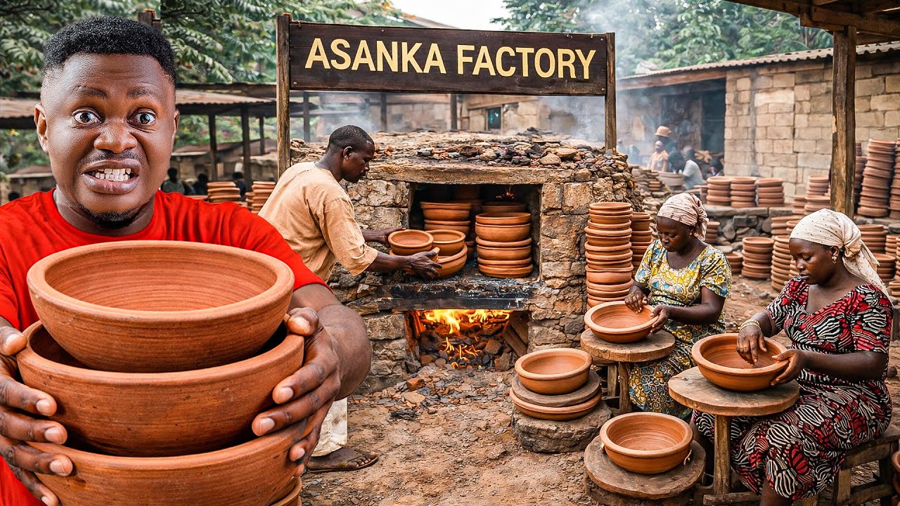 How Earthenware Bowls Are Made in Ghana | Traditional Factory Tour