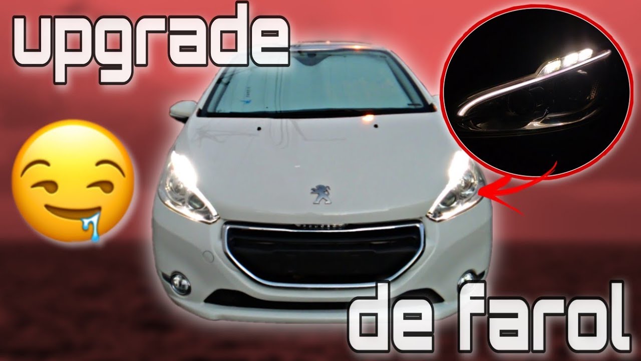 trocando farol do 208 pelo mais top , como tirar o para choque e trocar lâmpadas  |  canal Car Play