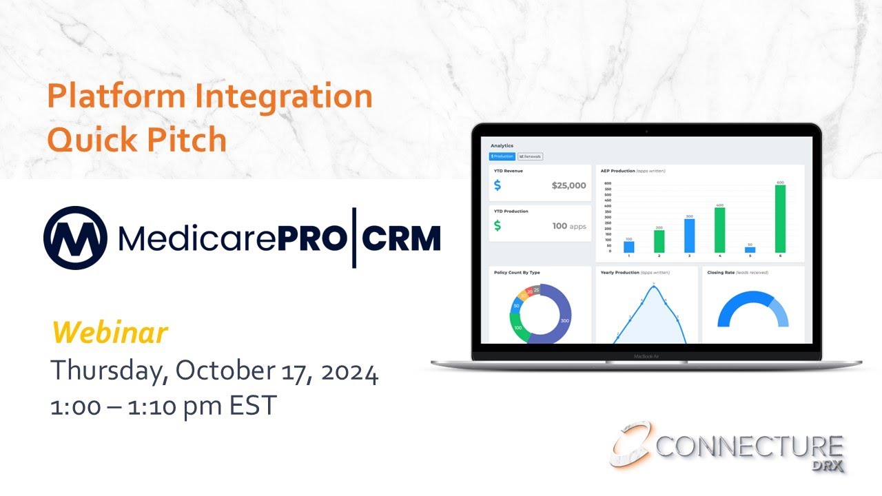 Platform Integration Quick Pitch Webinar - MedicarePRO | CRM