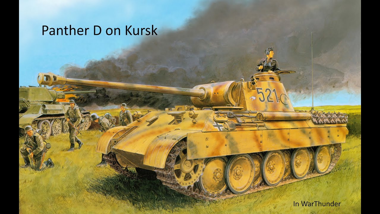 I use the Panther D on Kursk to crush an enemy advance