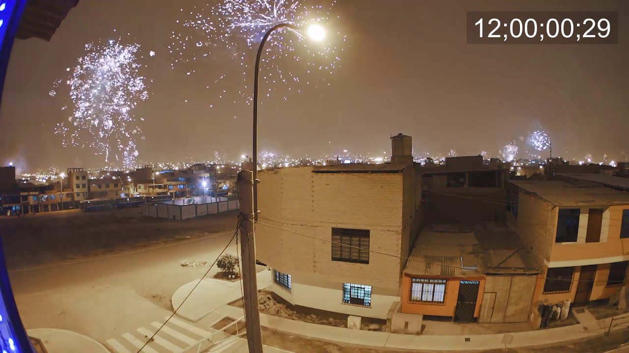 AÑO NUEVO 2021 EN VILLA EL SALVADOR (LIMA - PERÚ)
