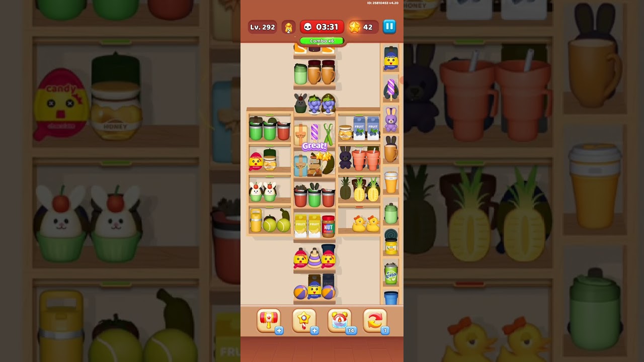 Goods Puzzle Sort Challenge Level 292 Gameplay Updated 