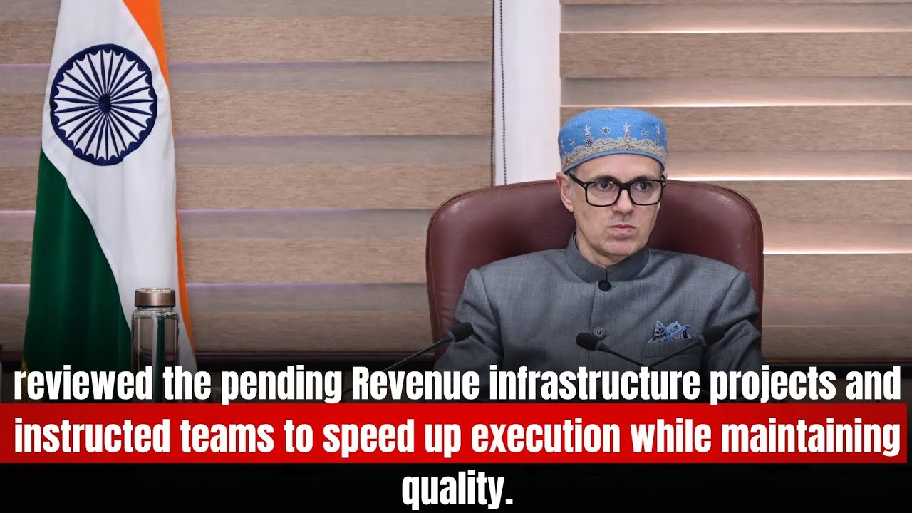 Chief Minister Chairs Review Meeting on Revenue Dept Projects | Priority to Quality Infrastructure