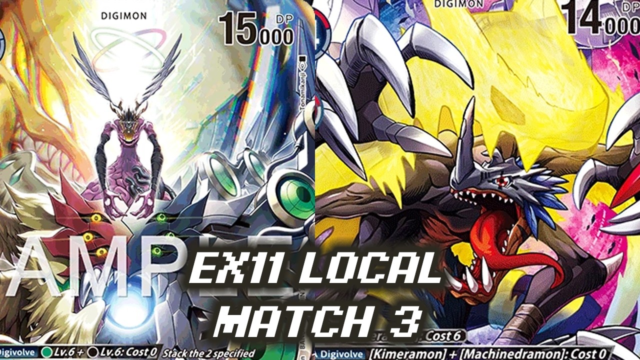 ExMaquinamon VS Millenniummon | EX11 Local Match 3 | Digimon TCG Osnabrick