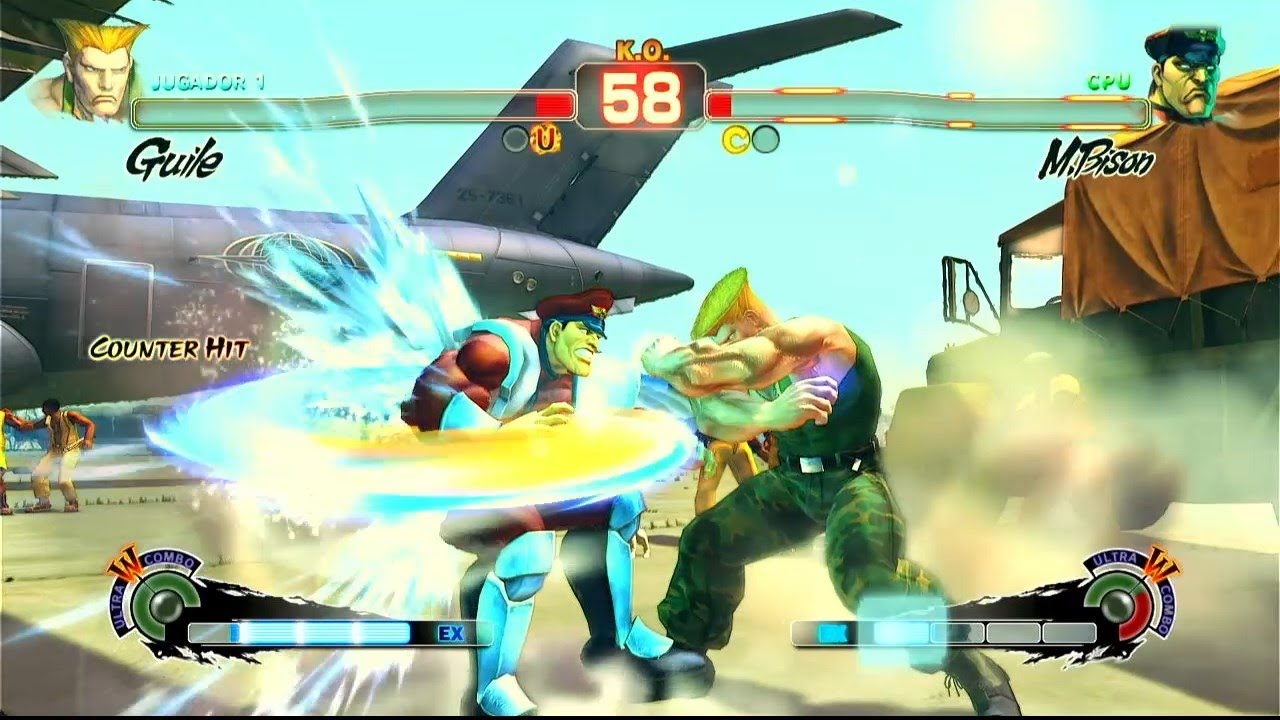 GUILE VS M. BISON - STREET FIGHTER IV