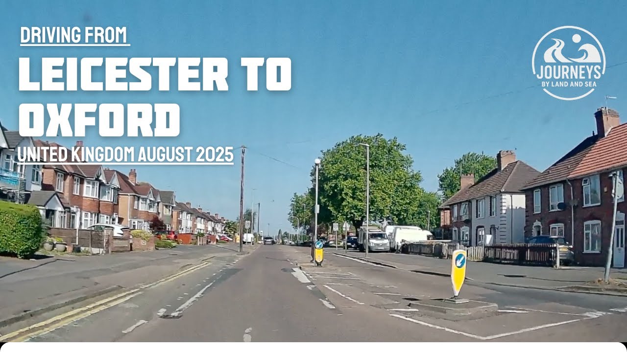 Driving from Leicester to Oxford - Roadtrip United Kingdom 2025