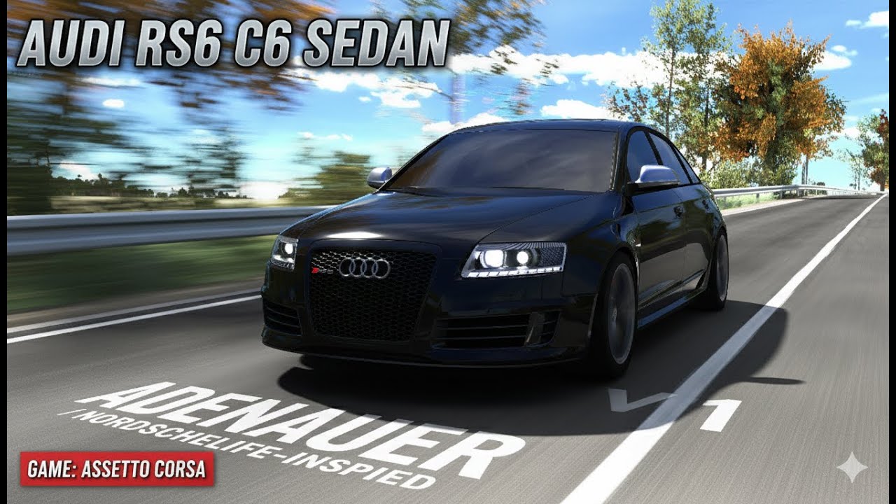 Audi RS6 C6 Sedan | Assetto Corsa – Adenauer Run