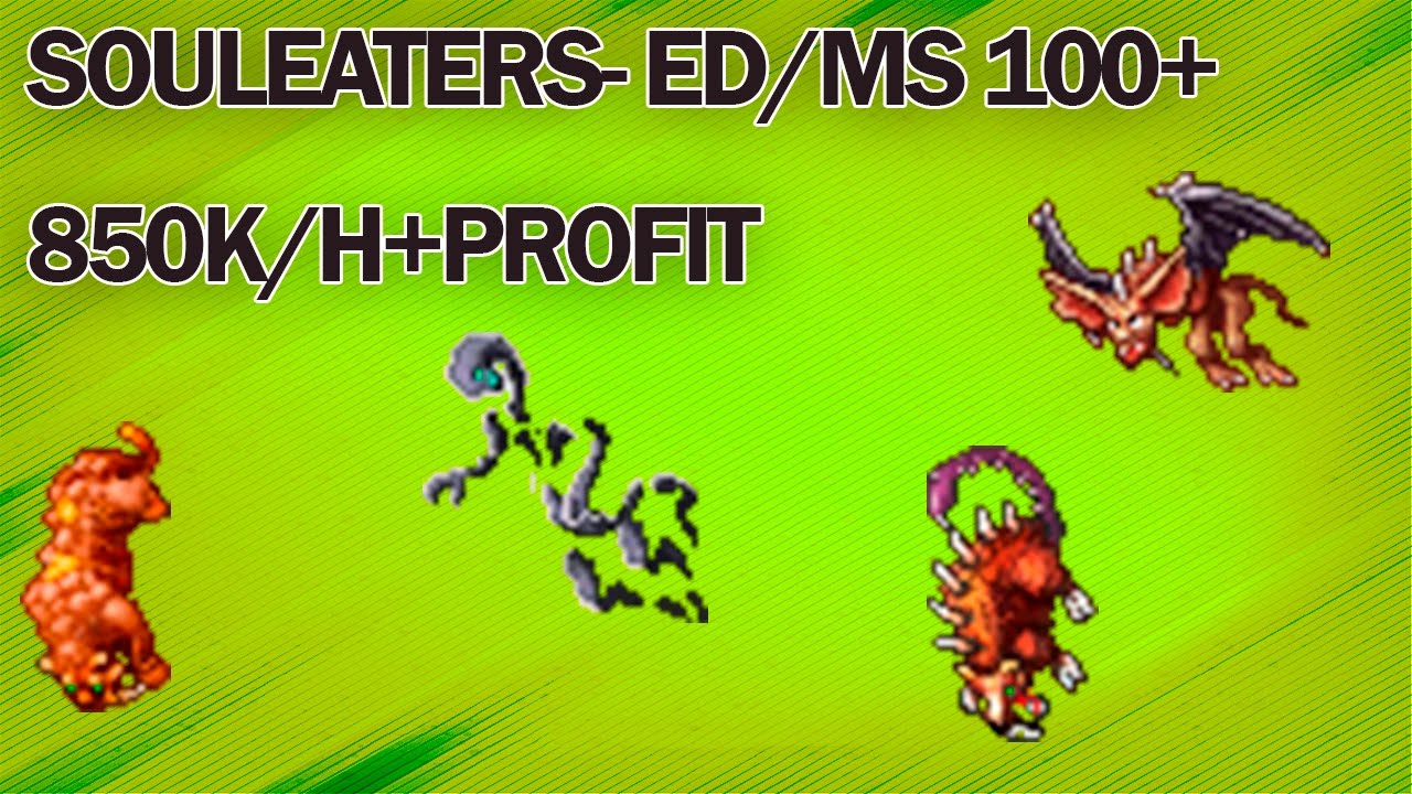 Tibia- Souleaters Hunt  850K/h (ED/MS 100+)