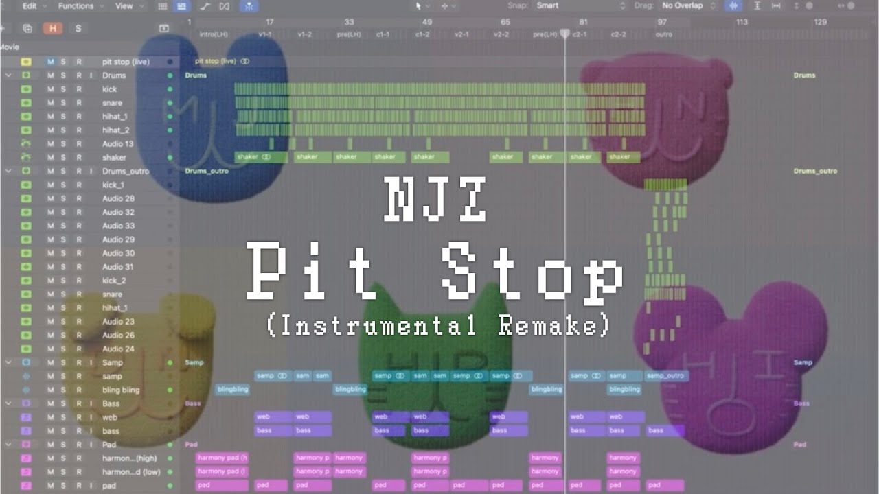 NJZ (엔제이지) - Pit Stop Instrumental (Remake by Zix)