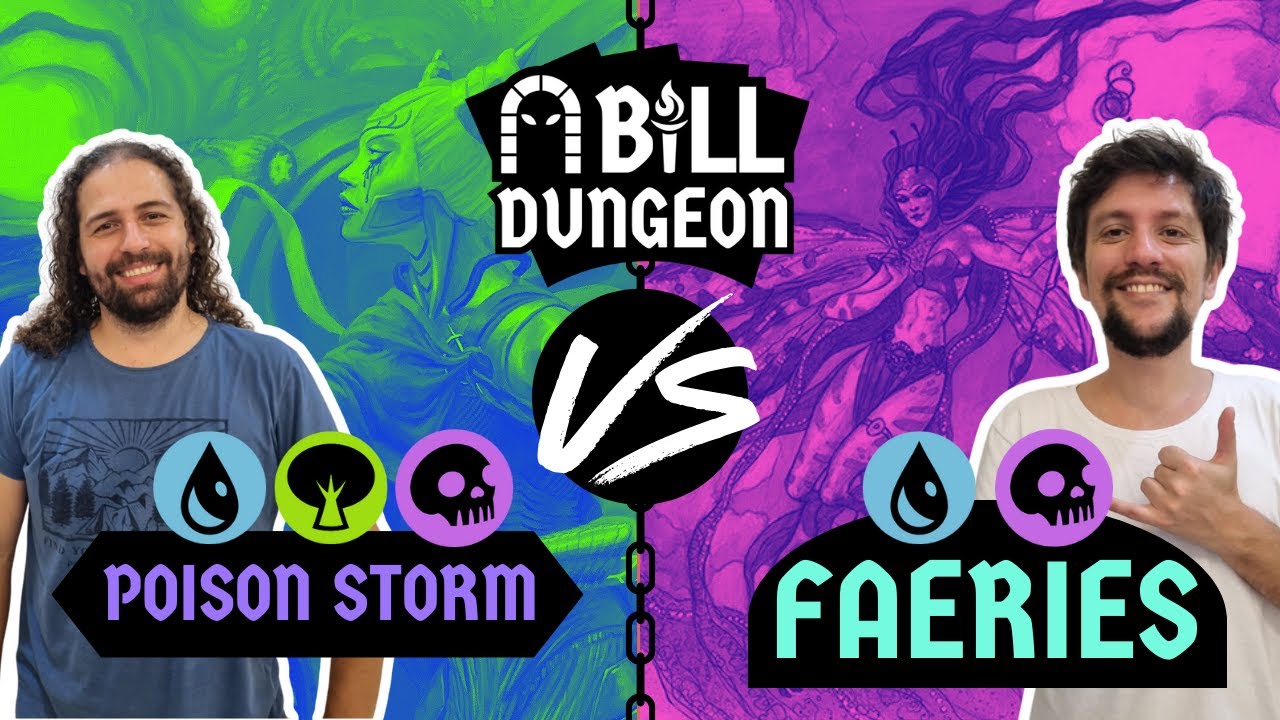 💧💀🌳 Poison Storm Vs  💧💀 Faeries | Gameplay MTG Pauper Físico ft. @lucianoguma