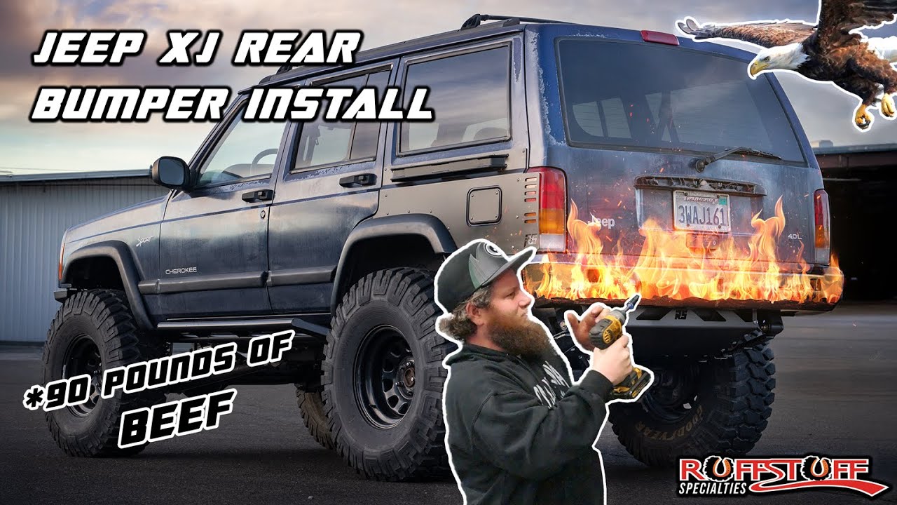 Jeep XJ Rear Bumper Install Made SIMPLE!