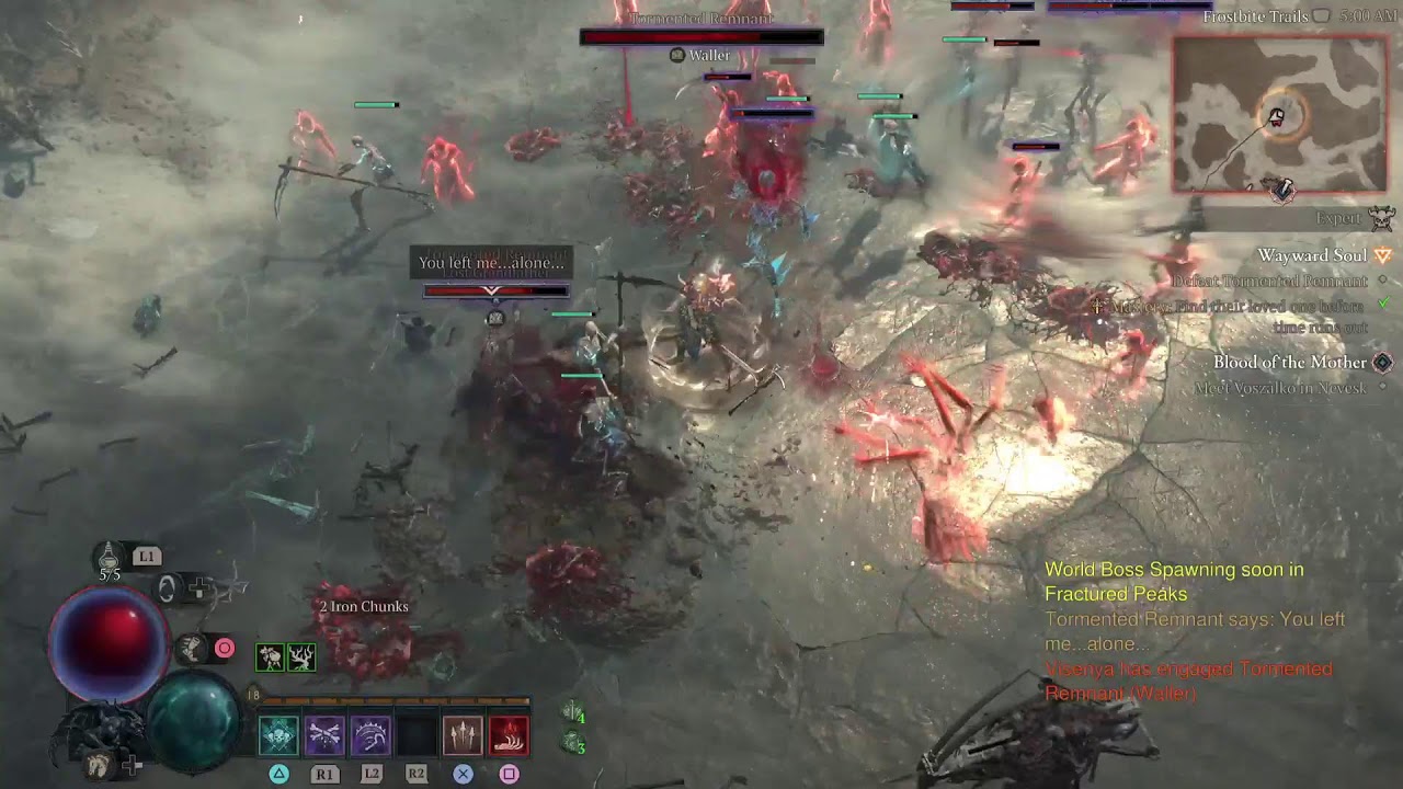 Necro on Expert, Brutal Nightmare, Summoning Disaster. #DiabloIV #ExpertMode #NoMercy