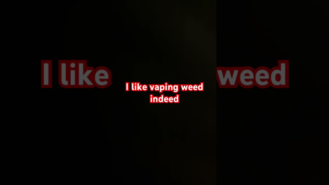 I like smokin&rsquo; pot (a lot) LYRICS