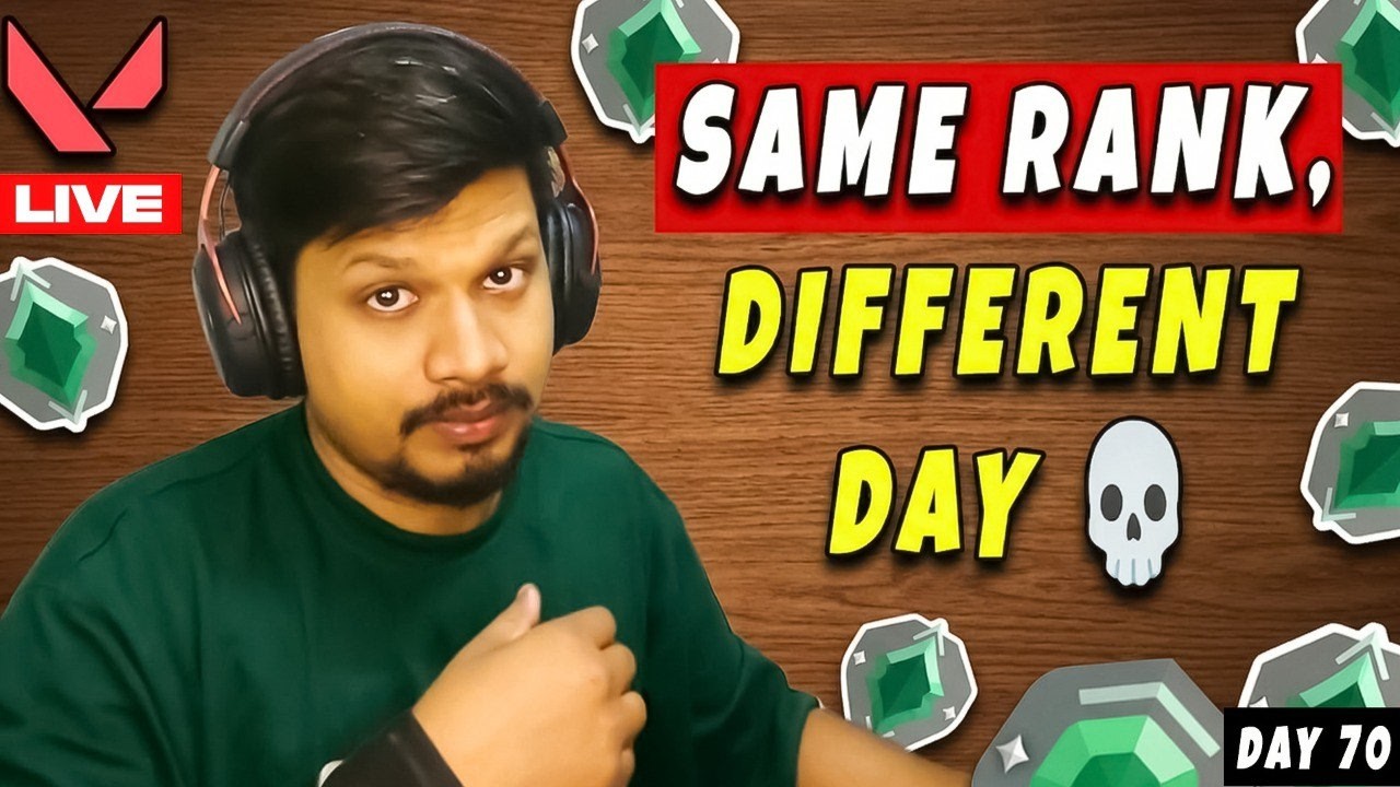 Same Rank Different Day  🎯 | Valorant India day 70 2026 |   #valorant