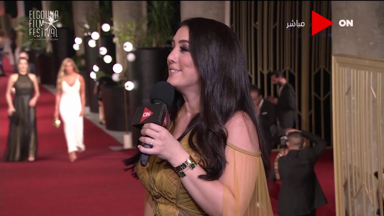 مهرجان الجونة - لقاء مع الفنانة الجميلة 