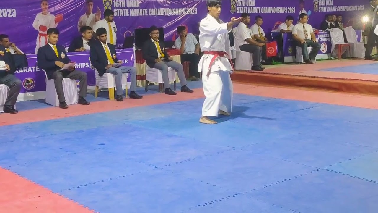 16th UKAA State karate Championship 2023#Senior individual kata Papuren FINAL Round Hemphu Bongjang