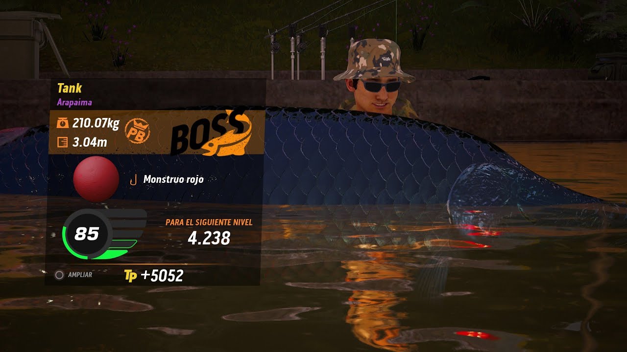 The Catch: Carp & Coarse Lago Pearl  Boss fish  TANK  (Arapaima    210,07  Kg.).
