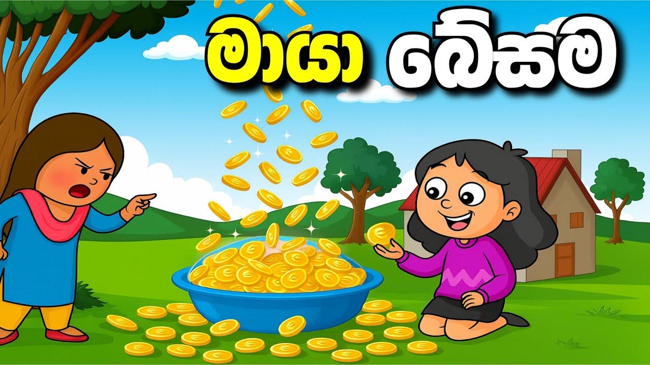 මායා බේසම | maya besama | sinhala dubbing cartoon | surangana katha sinhala #madutoon