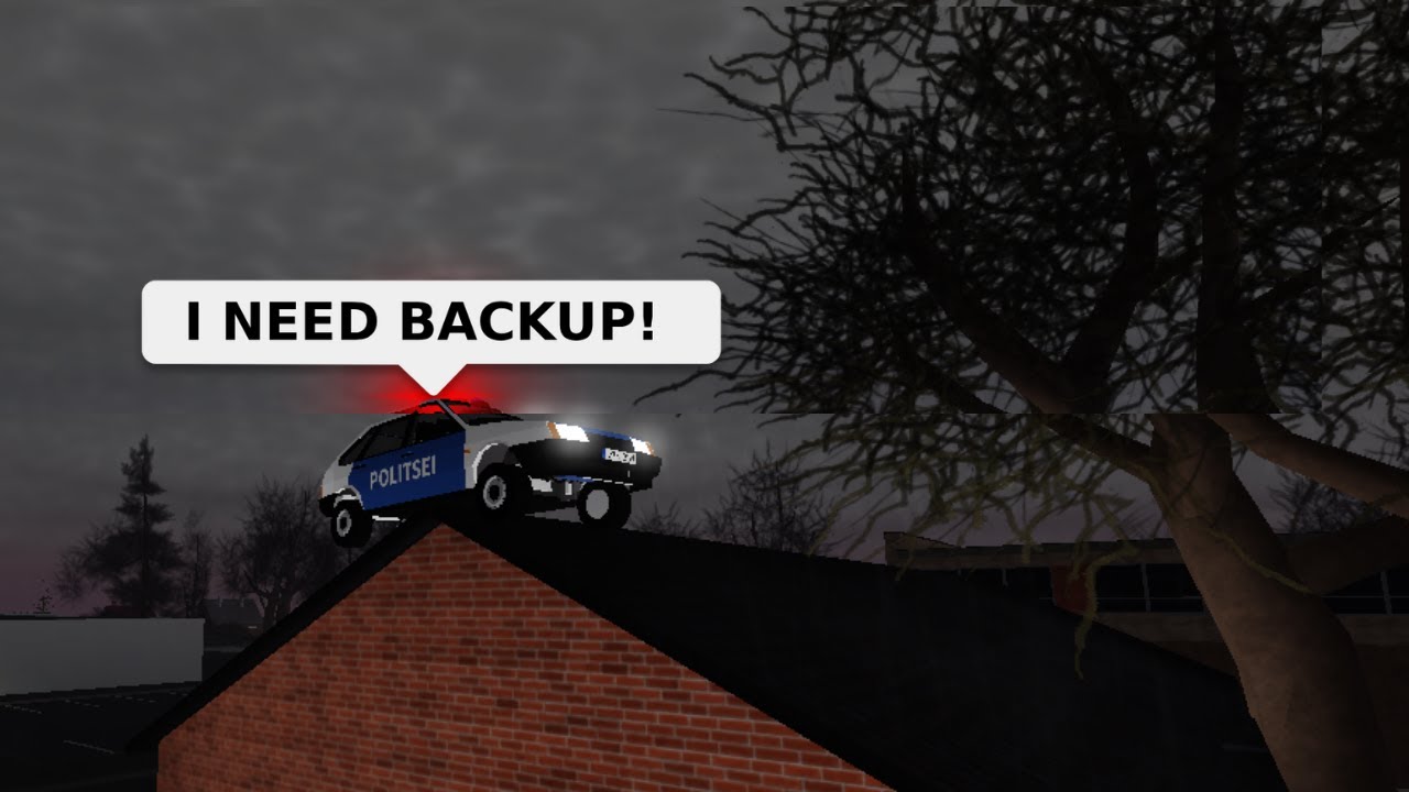 MY CRAZY EXPERIENCE AS A ROBLOX POLICE OFFICER (CAR CRASH SIMULATOR V3)