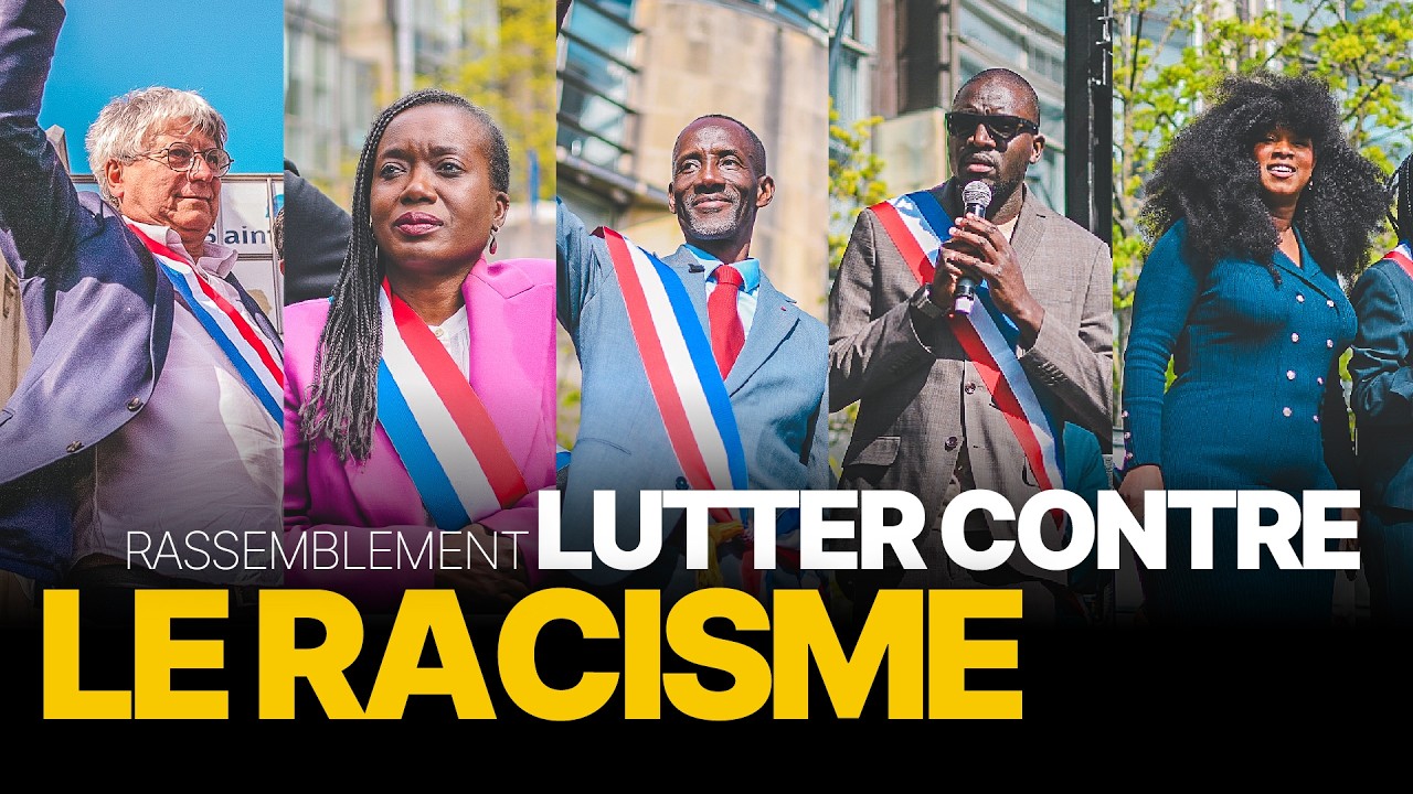 🔴 Saint-Denis : mobilisation massive contre le racisme apr&egrave;s les attaques visant le maire