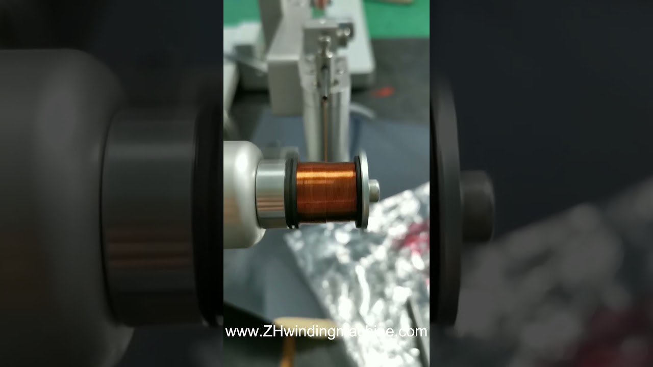 Sensor coil, Electric Magnetic coil winding machine www.ZHwindingmachine.com