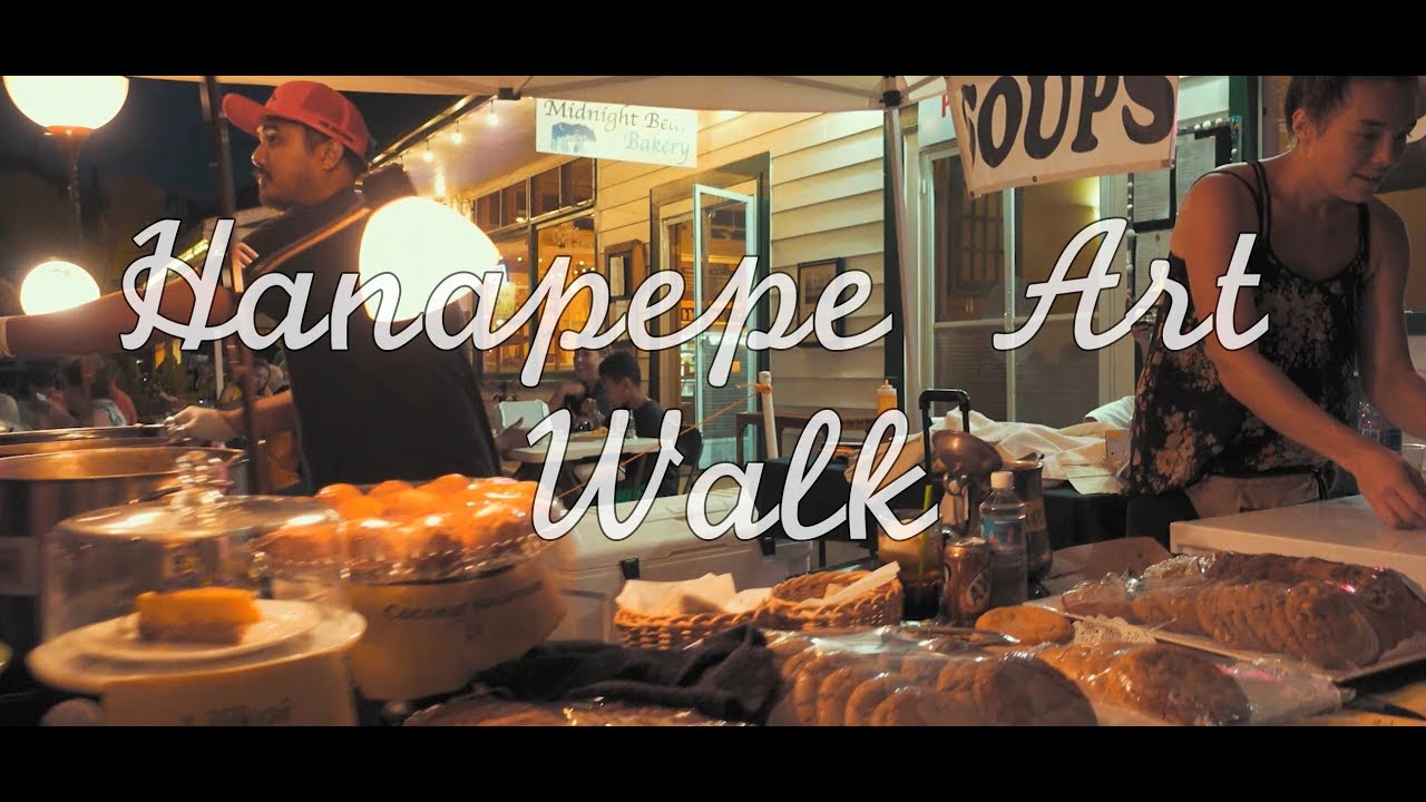 BEAUTIFUL KAUAI - Hanapepe Art Walk ( Night Market ) Vlog #2