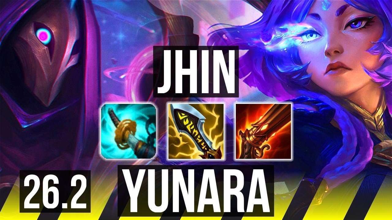 JHIN & Blitzcrank vs YUNARA & Senna (ADC) | Good KDA: 20/1/7, 49K damage | EUW Challenger | 26.2