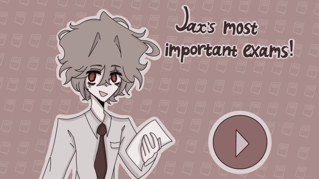 creepy ending found in a lost 2005 flash game - Jax's most important exams
