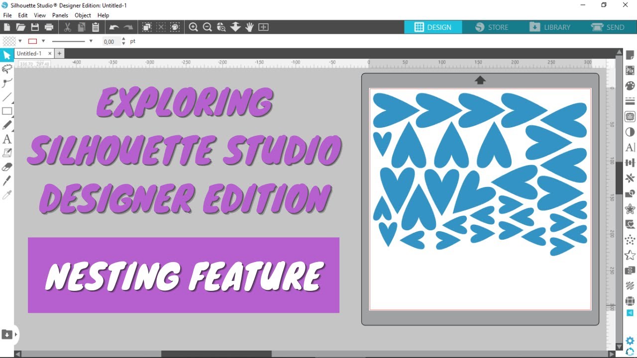 How To Use The Nesting Feature In Silhouette Studio Designer Edition