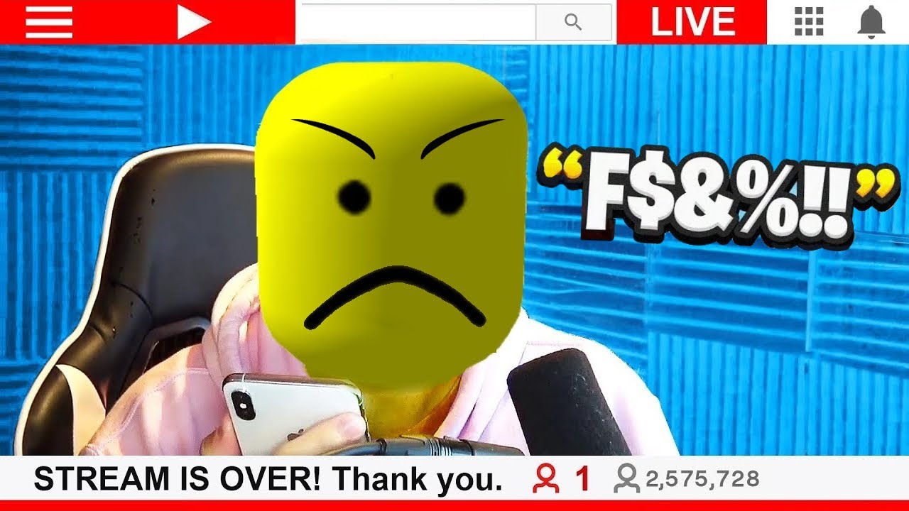 Roblox Forgot To END Their Stream..