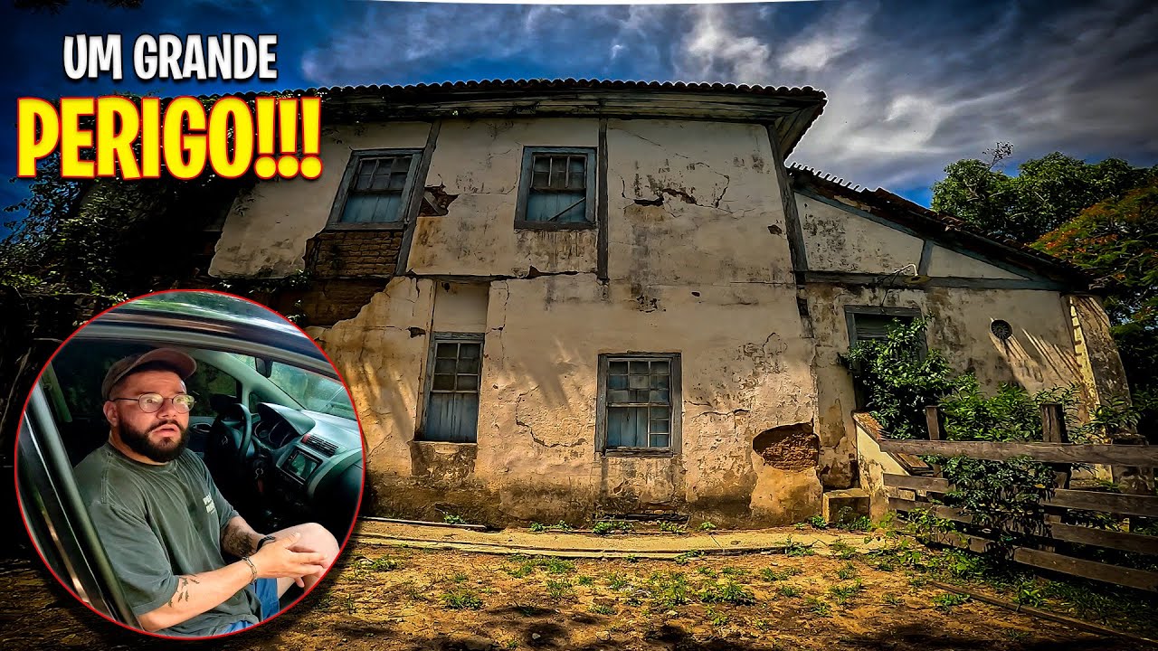 CORREMOS RISCO DE VIDA IMENSO GRAVANDO ESSE CASARÃO ANTIGO!!!