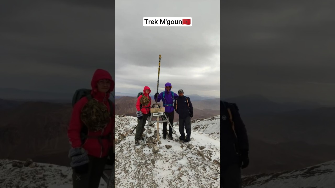 Trek Ascension M'goun 4071m Maroc.