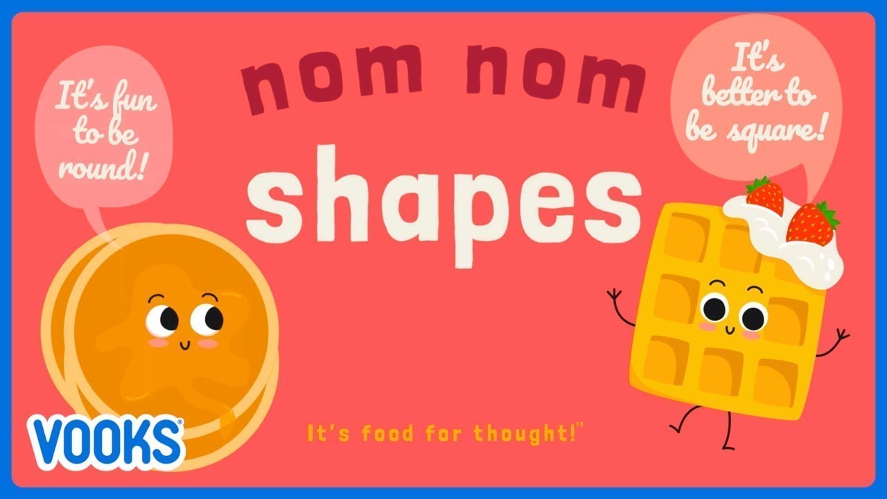 Nom Nom Shapes Читать вслух сказки для детей Сборники рассказов Вукса