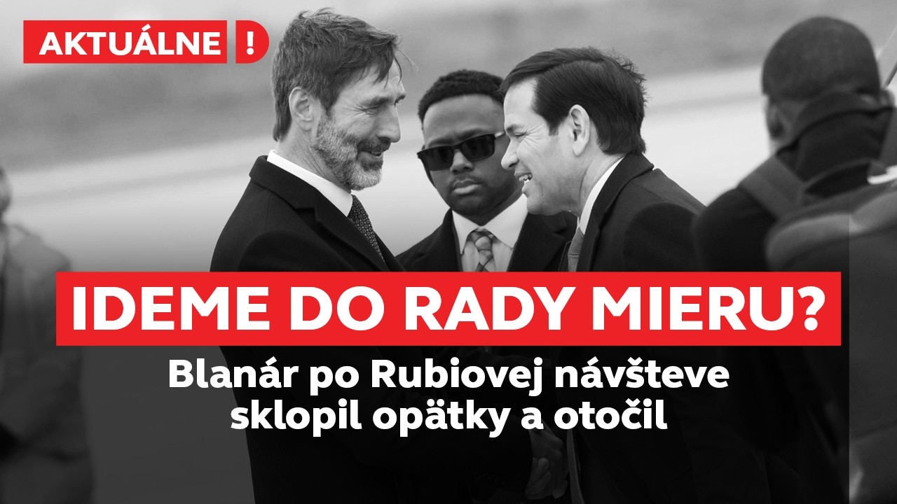 Blanár po návšteve Rubia otočil a sklopil opätky