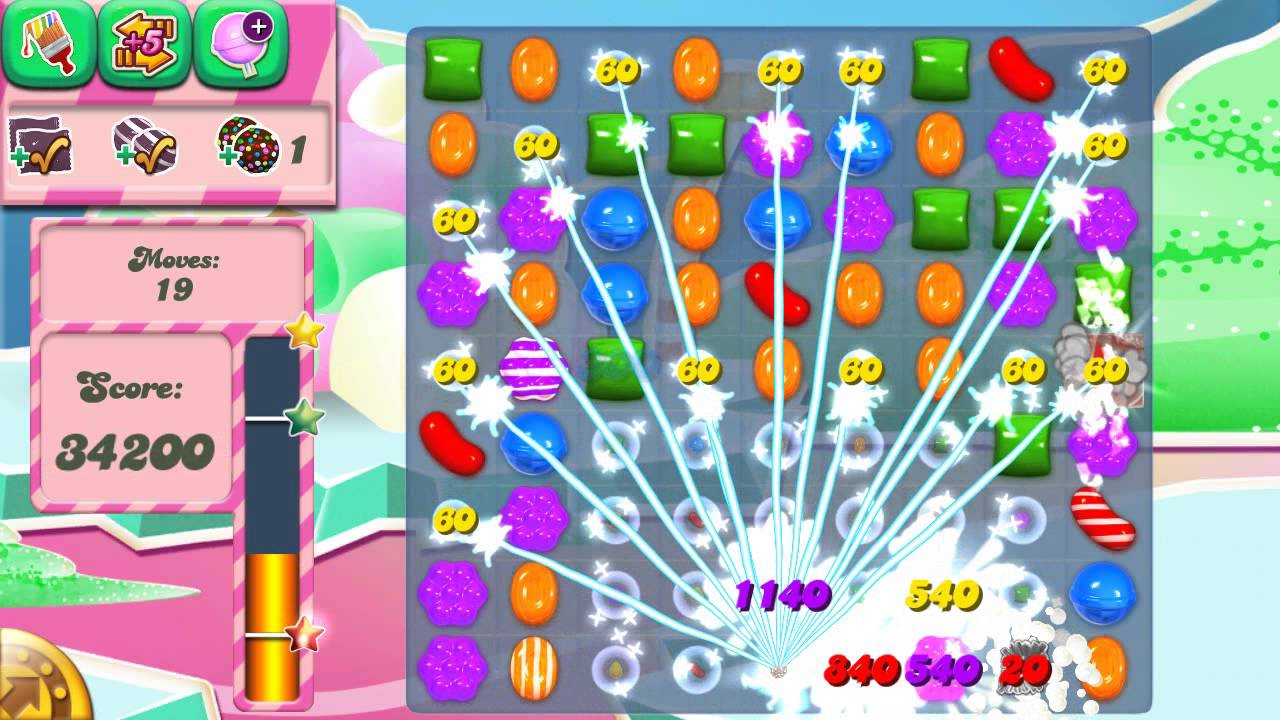 Candy Crush Saga Level 254 No Boosters