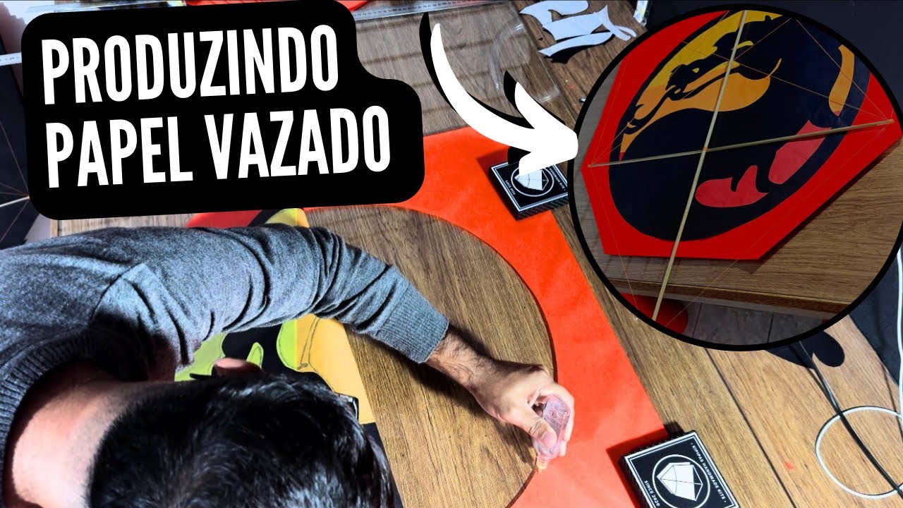 PAPEL VAZADO PARA O PIPA TENEBROSO DE 1 METRO 