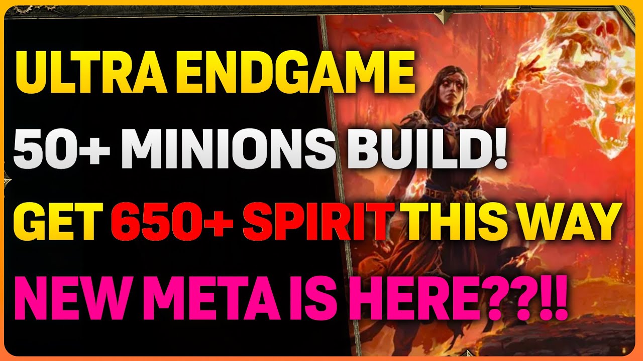 NEW ULTRA ENDGAME Infernalist MASS Summons Build! | HOW TO REACH 650+ Spirits