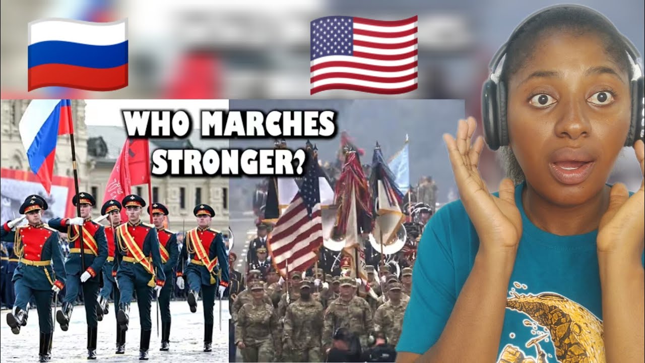 Military parade USA vs Russia | Russia vs USA Military Parade Comparison 2025 Reaction