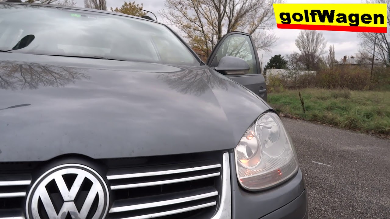VW Golf 5 turn signal light as parking light US/CAN style test /once again/
