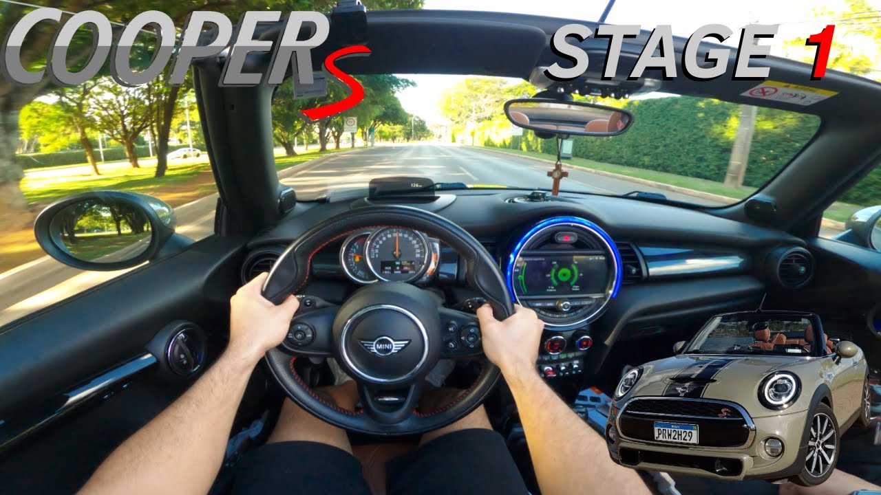 Testei o MINI COOPER S 2.0 2019 CONVERSÍVEL  - ANDA MUITO, ESTILOSO E CHEIO DE TECNOLOGIA!