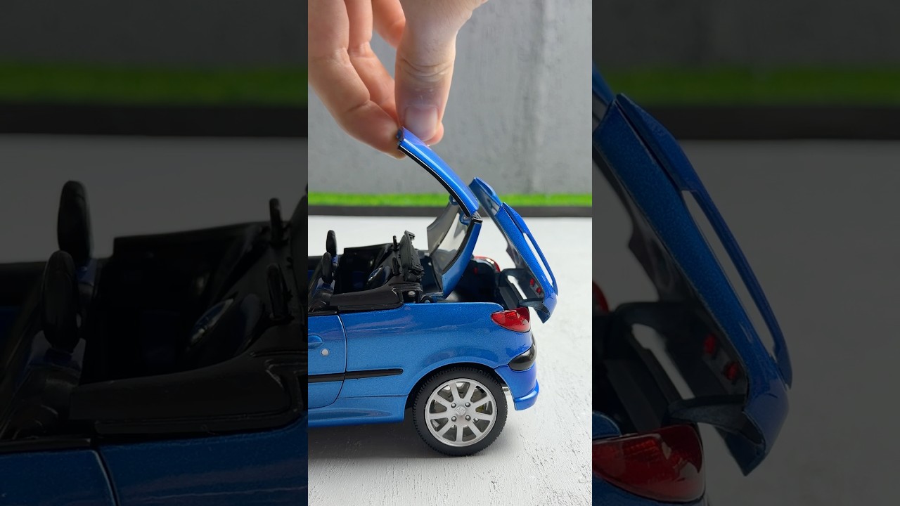 1:18 Scale Peugeot 206 CC Diecast Model Car Review #car #diecast #cars