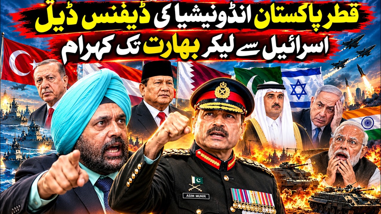 Indian Media Crying Pak, Turkey, Indonesia, Qatar defense deal has kept India Israel awake at night