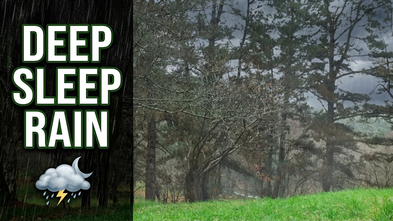 Rain in the Forest 🌧️ Relax & Focus | Screensaver