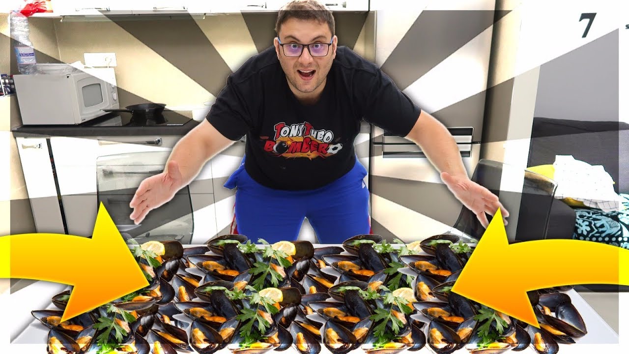 TONY TUBO VS IMPEPATA DI COZZE!!! + SPESA AL MARKET CON OHM E FIUS