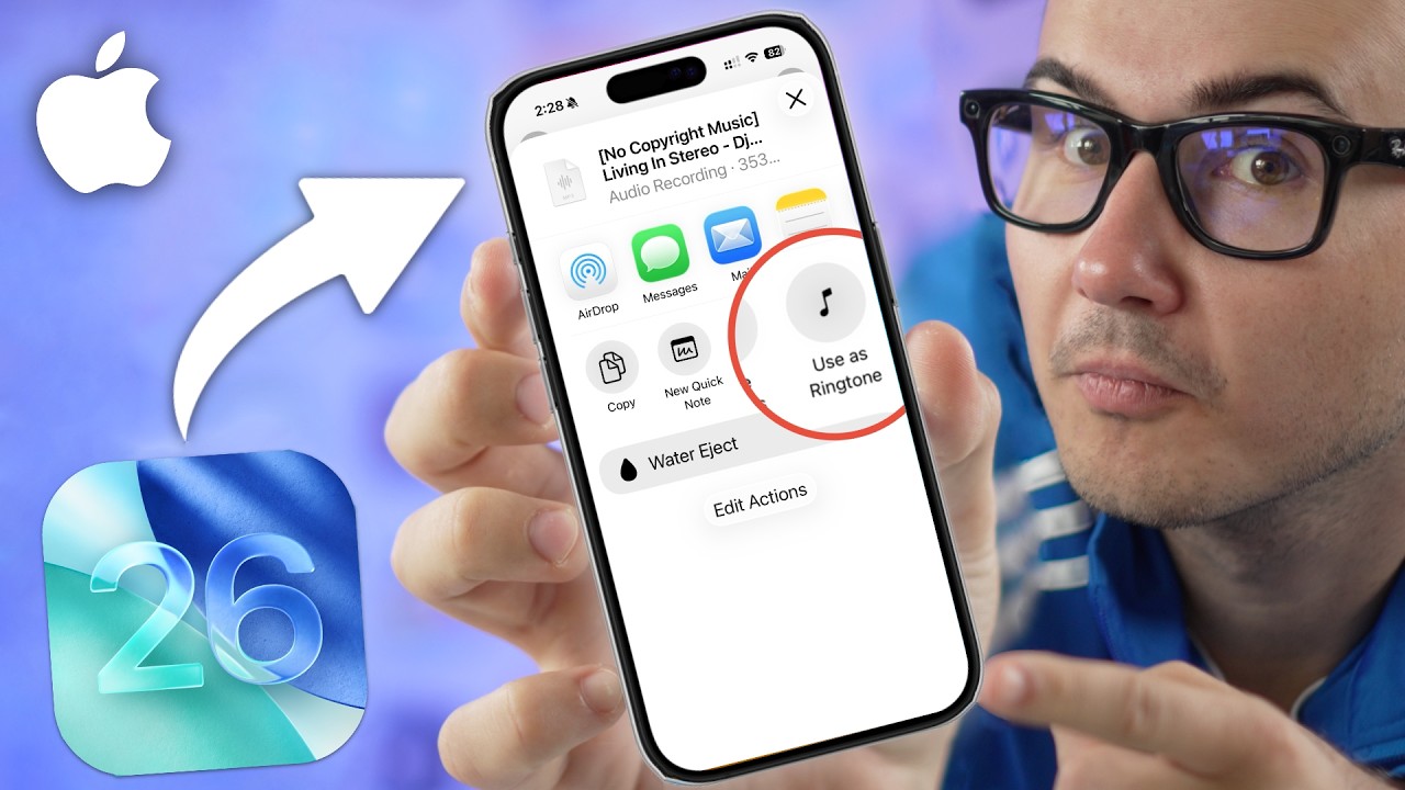 Jak ustawić DOWOLNĄ piosenkę jako dzwonek iPhone'a w iOS 26? (WRESZCIE szybko to zrobisz❗️)