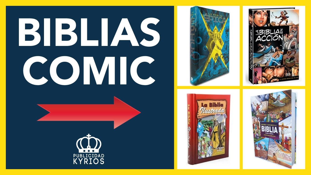 MODELOS ✅ BIBLIAS COMIC 💥 COMPLETA e ILUSTRADAS 🎨