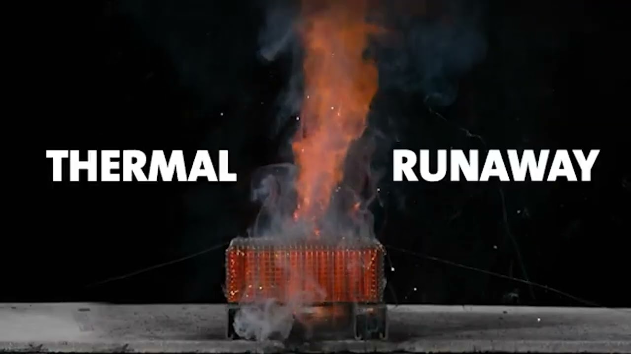 Fire Safety Research Institute lithium-ion battery safety demonstration