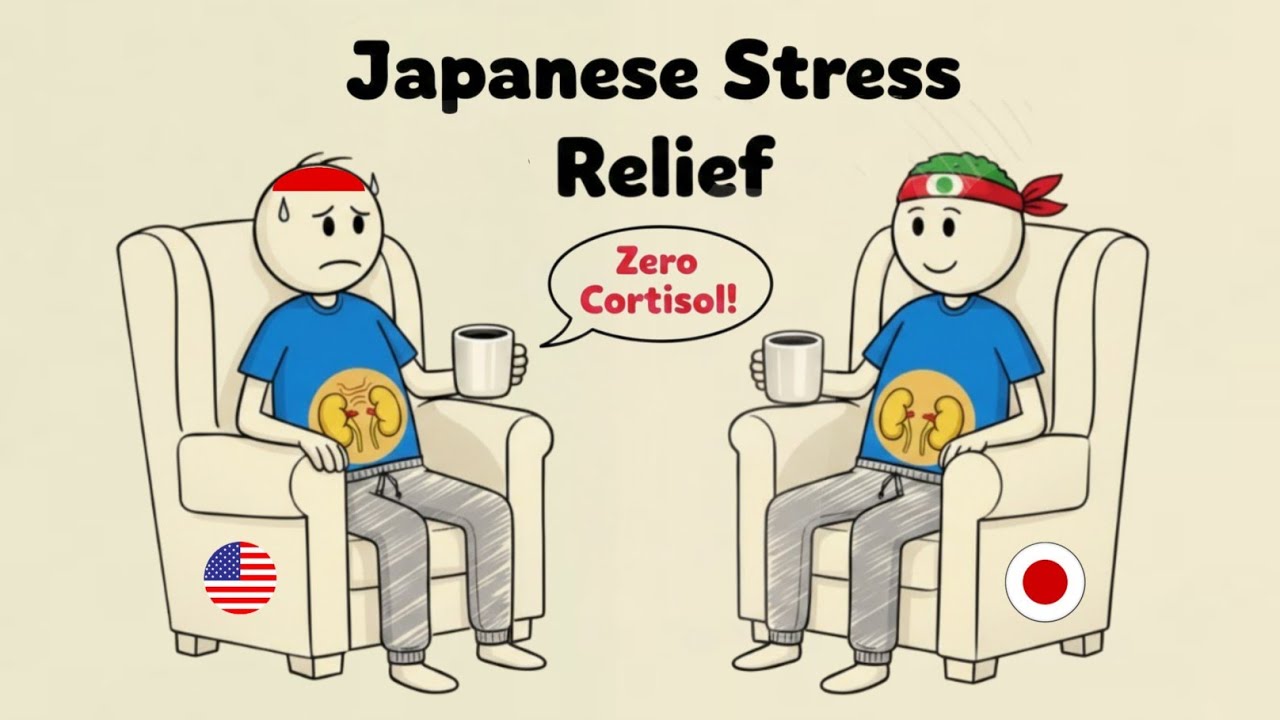 How to Lower Cortisol to Burn Stubborn Belly Fat (Japanese Morning Routine)