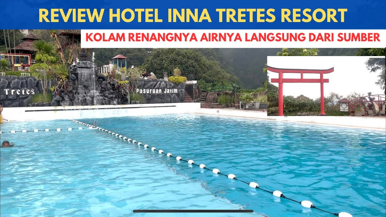 HOTEL INNA TRETES | KOLAM RENANGNYA LANGSUNG DARI SUMBER
