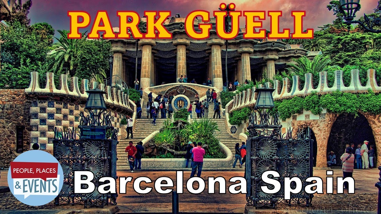 Park Güell | Barcelona Spain | A Walking Tour - with Captions/Subtitles